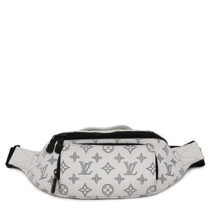 Louis Vuitton Monogram Shadow Black Lush Bum Bag Waist White